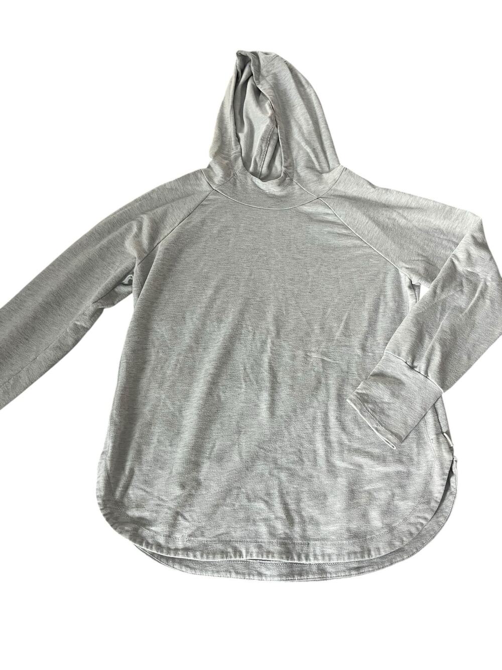 RBX Heathered Gray Lightweight Pullover Hoodie w/ Thumb Holes Women's Size Large